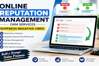 do a professional online reputation management and ORM service