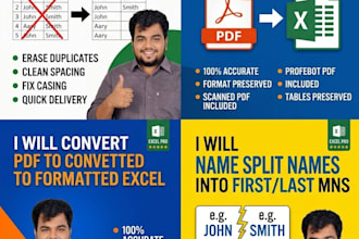 split full names into first or last name columns