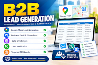 build a targeted google maps business leads list