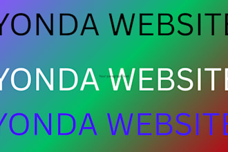 design and redesign yonda website with modern UI UX