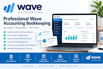do professional wave accounting bookkeeping and bank reconciliation