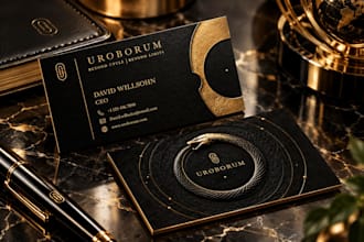 design professional and luxury business card