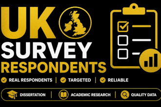 recruit UK participants for you online survey and research study