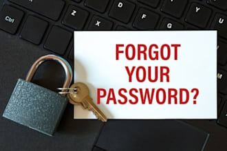 securely recover lost passwords and access to forgotten accounts, emails, files