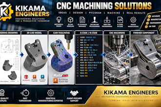 design cnc parts and create cam toolpaths g code
