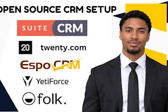 setup twenty crm install suitecrm espocrm yetiforce folk crm