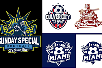 design baseball, team, event, league, tournament and other sports logo