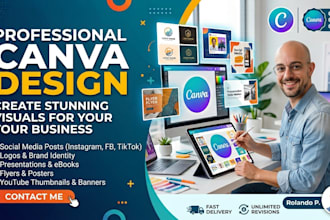 professional canva designer service