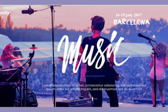 design event ticket website, conferences rental website, event planning website