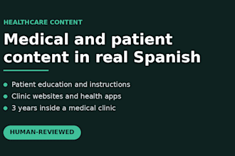 translate your medical and healthcare content into latam spanish