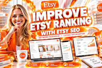 improve etsy ranking with etsy SEO, keyword research and listing optimization