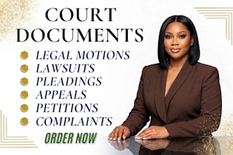 provide expert legal advice on civil law lawsuits and legal documents assistance