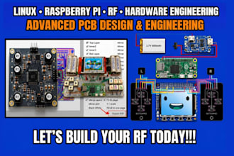 design raspberry pi 4 5 hat, rf antenna circuit and wireless communication pcb