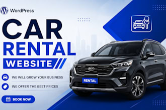 build car rental website car dealership website taxi booking website car rental