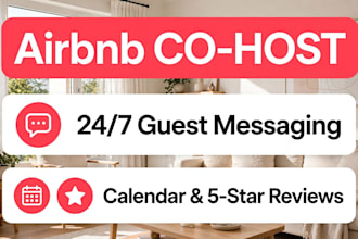be your professional airbnb cohost for guest communication