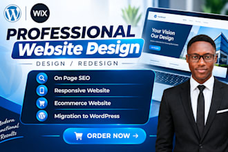 build wix website, wix website design, redesign wix website