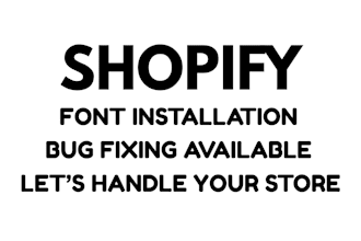 do shopify font installation shopify store expert