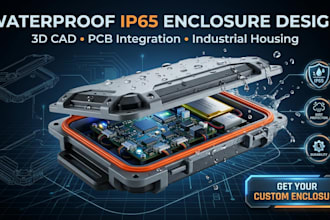 design a waterproof ip65 enclosure