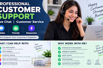 provide professional customer support and live chat assistance