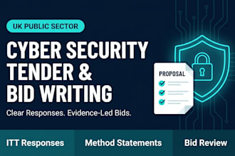 write your cyber security public sector tender and bid proposal
