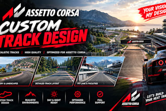 design a custom race track for assetto corsa