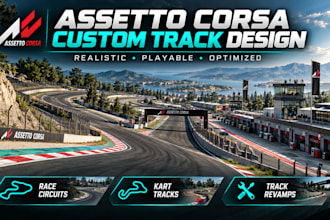 design a custom race track for assetto corsa
