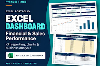create professional excel dashboards and reports