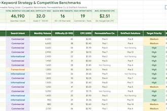 find high intent SEO keywords and competitor gaps