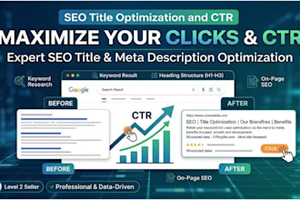 optimize SEO titles and meta descriptions for higher CTR
