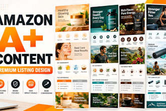 design amazon a plus content and listing images