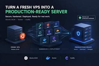 set up and secure your linux vps with docker and coolify