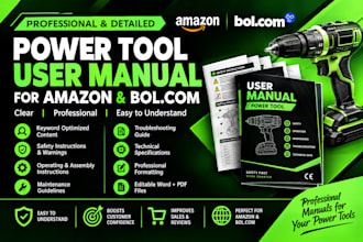 write ce ready manuals for amazon power tools