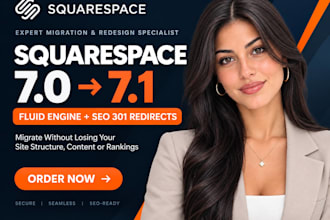 migrate squarespace 7 0 to 7 1 with fluid engine and SEO 301 redirects