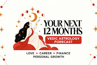 provide a detailed 12 month prediction using vedic astrology