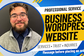 build a wordpress website for your service business
