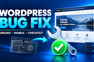 fix your wordpress or woocommerce bug fast