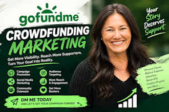 create and promote your crowdfunding on kickstarter indiegogo gofundme