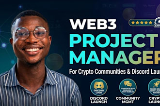 be your web3 project manager, crypto community manager, and discord manager