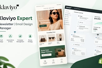 klaviyo expert klaviyo newsletter klaviyo email design expert klaviyo manager