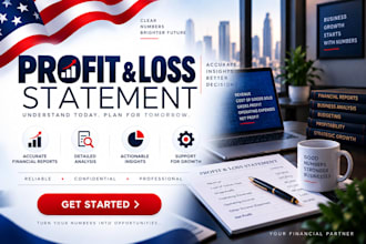 us CPA profit and loss, financial statements, CPA letters