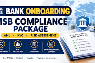 msb bank onboarding and compliance package