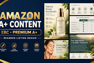 design amazon a plus content, ebc, and premium a plus content