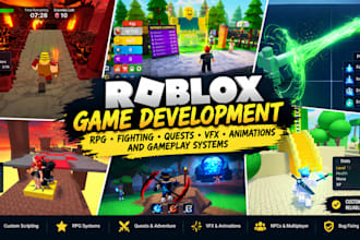 script roblox rpg, fighting, quests, vfx, animations and gameplay systems