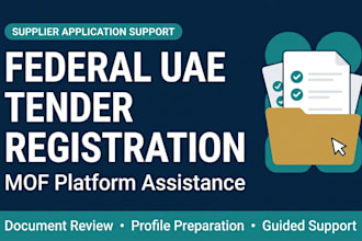 simplify federal uae tender registration on the mof platform