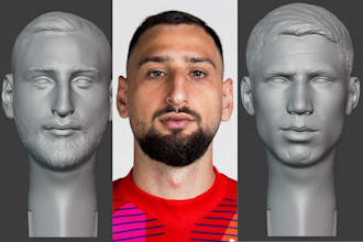 sculpt 3d character modeling sculpting action figure blender stl for 3d printing