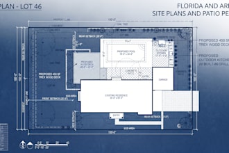 design site plans and deck permit drawings for city florida and arizona