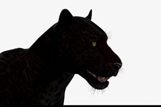 l create realistic 3d animal and creature animation with xgen fur