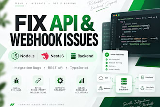 fix node js API webhook and integration bugs