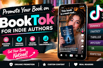 promote books on booktok for indie authors