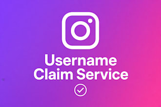 professional track down inactive usernames and assist with claim username regain